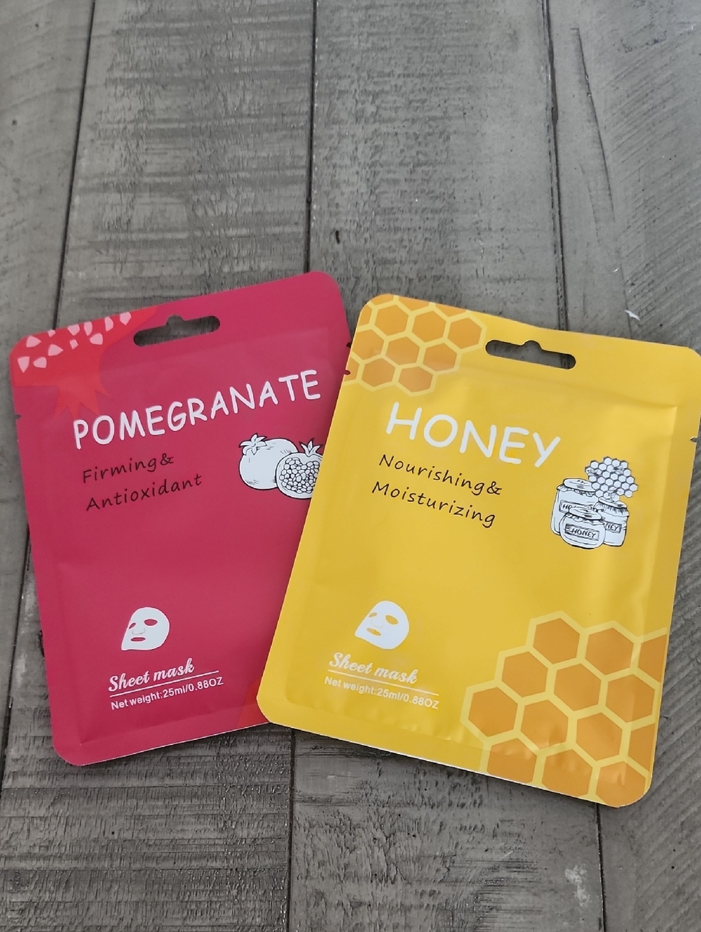 NWT Pomegranate & Honey Face Mask Bundle